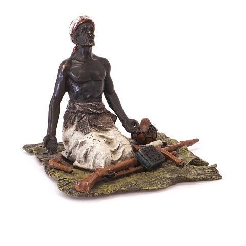 Franz Bergmann Wienerbronze, signiert. H: 9,5cm