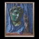 Jan Born Willumsen, 1891-1964: Klassisches Stilleben. Öl auf Leinen. Signiert 
und datiert 1909. Lichtmasse: 62x50cm. Mit Rahmen: 67x55cm