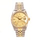 Rolex Oyster Perpetual Datejust g/s Ref. 16013. Mit Box und Zertifikat datiert 08.03.1982. D: 36mm