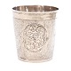 Large silver cup by Søren Pedersen, Odense, 1702-44. H: 10,1cm