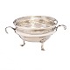 Silver sugar bowl by Andreas Larsen, Copenhagen um 1762. H: 7cm. D: 12,5cm